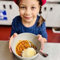 4ft and Up Kitchen - Chana masala smiles
