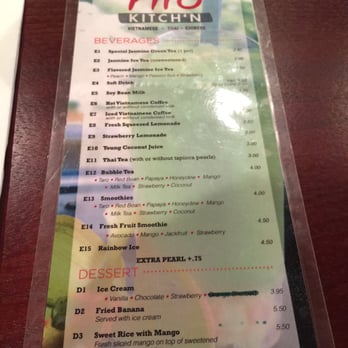 Pho Kitch'n - Menu of beverages. - Vietnamese Near Me - Norristown, Pennsylvania Pho Kitch'n - Menu of beverages. - Vietnamese Near Me - Norristown, Pennsylvania