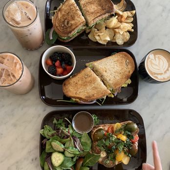 Leafs and Grounds - 2x Breakfast Sammies & 1x Caprese Toast w/ side salad - Coffee & Tea Near Me - Las Vegas, Nevada Leafs and Grounds - 2x Breakfast Sammies & 1x Caprese Toast w/ side salad - Coffee & Tea Near Me - Las Vegas, Nevada