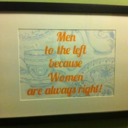 Haar Gangetje - Sign at the toilettes :)