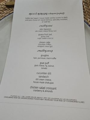 Menu photo 1 Hau Tree Honolulu, HI