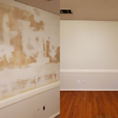 Paint, Drywall, & More - Accidents happen especially with kids and pets in the house. Dad’s is here to help take care of those imperfections you have been putting off. Whether it’s fixing holes, or revamping a room Dad’s can get the job done fast, right, on time, and within budget. Whether it is drywall repair and paint matching or a completely new look, we can make your visions come to life. Would you like to learn more about what we have to offer? Call me today to get a quote.