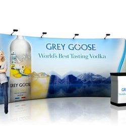 Bring To Market - 20ft expo display with podium and lights