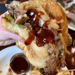 Brisket Sandwich Smoked Beef Brisket