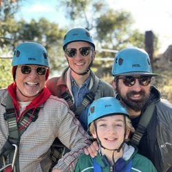 Margarita Adventures - Three generations zipping.