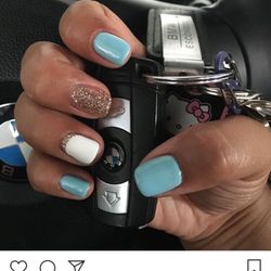 Glamour Nails the Studio - Kathi's work! Fast, beautiful and cute. The best gel nail. $25.