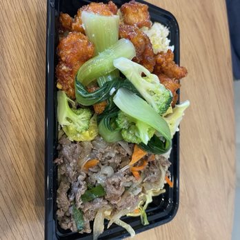 Starbelly Asian kitchen & Ramen - 2 Protein Bento (Combo) Box - Noodles Near Me - Montclair, California Starbelly Asian kitchen & Ramen - 2 Protein Bento (Combo) Box - Noodles Near Me - Montclair, California