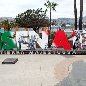 Mercado Negro de Mariscos - A Ensenada sign next to the Fish Market. - Seafood Markets Near Me - Ensenada, BCN