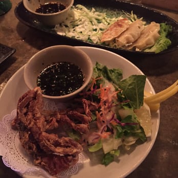 Sushi Pure - Pork gyoza and soft shell crab - Sushi Bars Near Me - Eugene, Oregon