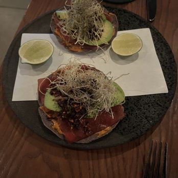 Palo Santo - Tuna tostadas are a must-have! - New Mexican Cuisine Near Me - Atlanta, Georgia Palo Santo - Tuna tostadas are a must-have! - New Mexican Cuisine Near Me - Atlanta, Georgia