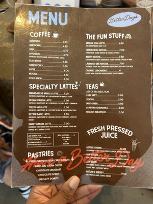 Menu photo 3 Better Days Las Vegas, NV