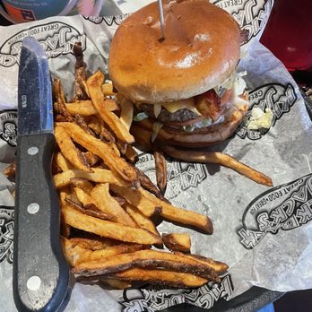 Kick Back Jacks - Bacon Jam Burger - Sports Bars Near Me - Winston-Salem, North Carolina Kick Back Jacks - Bacon Jam Burger - Sports Bars Near Me - Winston-Salem, North Carolina