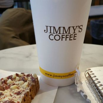 Jimmy's Coffee - Large hot chocolate and biscotti - Coffee & Tea Near Me - Toronto, Ontario
