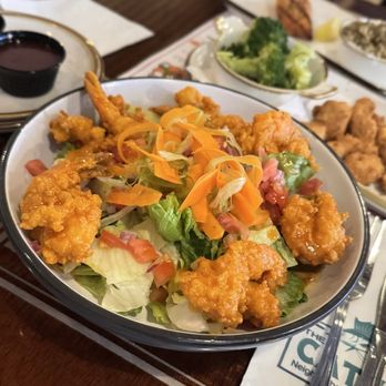 The Catch - Buffalo Shrimp Salad (no blue cheese, no ranch) $22 - American Near Me - Stuart, Florida The Catch - Buffalo Shrimp Salad (no blue cheese, no ranch) $22 - American Near Me - Stuart, Florida