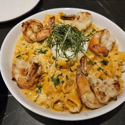 Signature with shrimp