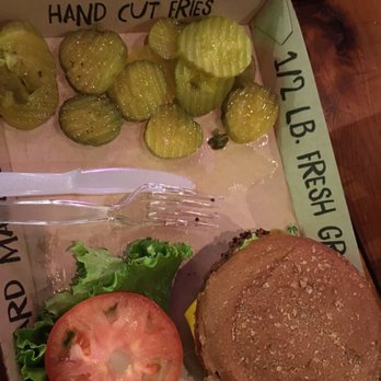 Twisted Root Burger - Vegan pattie build your own with the pickles! - Burgers Near Me - Waco, Texas