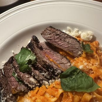 Osteria Ester - Gluten free noodles in vodka sauce with steak - Italian Near Me - Orlando, Florida