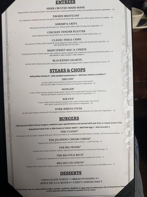 Menu photo 4 Main Street Tavern - Broken Arrow Broken Arrow, OK Menu photo 4 Main Street Tavern - Broken Arrow Broken Arrow, OK