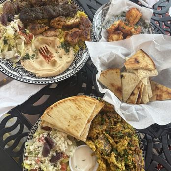 Jordan Valley - Chic Shawarma Platter, mix Mix Appetizer, fried cheese. - Mediterranean Near Me - Pensacola, Florida
