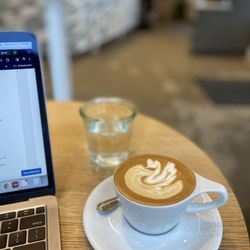 Verve Coffee Roasters - Always love a Verve cappuccino, especially nicely decorated!