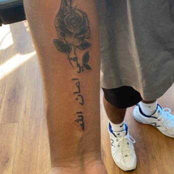 Dixer - Arabic Rose Tattoo - Tattoo Near Me - Fairfax, Virginia Dixer - Arabic Rose Tattoo - Tattoo Near Me - Fairfax, Virginia