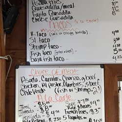 Los Establos - Menu
