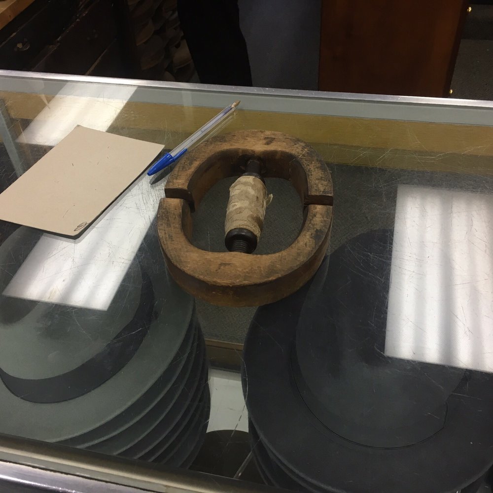 Batsakes Hat Shop - The owner Gus explained that the over century old hat stretching tool was not for sale. - Accessories Near Me - Cincinnati, Ohio Batsakes Hat Shop - The owner Gus explained that the over century old hat stretching tool was not for sale. - Accessories Near Me - Cincinnati, Ohio