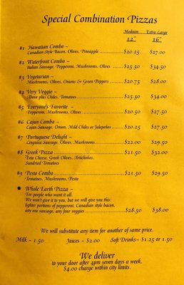 Menu photo 2 Waterfront Pizza Port Townsend, WA Menu photo 2 Waterfront Pizza Port Townsend, WA