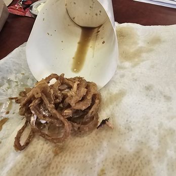 Smashburger - dirty grease from onion strings and fries - Burgers Near Me - Brooklyn, New York Smashburger - dirty grease from onion strings and fries - Burgers Near Me - Brooklyn, New York
