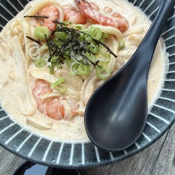 Mills Alley - Mentaiko cream udon - Japanese Near Me - Pasadena, California Mills Alley - Mentaiko cream udon - Japanese Near Me - Pasadena, California