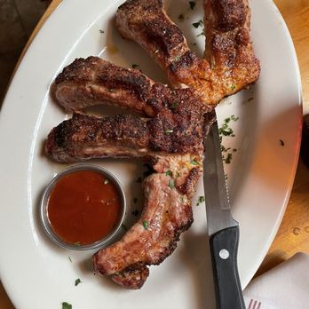 Jill's Place - Pork 1/2 Rack Baby Back Ribs - Steakhouses Near Me - Santa Barbara, California Jill's Place - Pork 1/2 Rack Baby Back Ribs - Steakhouses Near Me - Santa Barbara, California