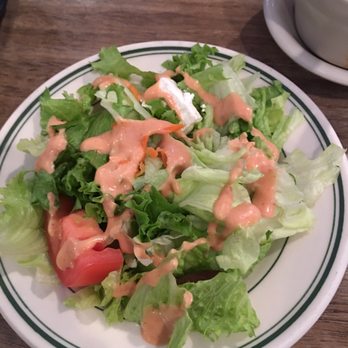 Mayflower Cafe - Salad with Come Back Sauce - Seafood Near Me - Jackson, Mississippi
