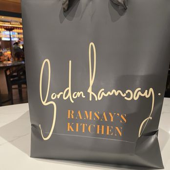 Ramsay's Kitchen at The Silver Legacy - Our doggie bag - American Near Me - Reno, Nevada Ramsay's Kitchen at The Silver Legacy - Our doggie bag - American Near Me - Reno, Nevada