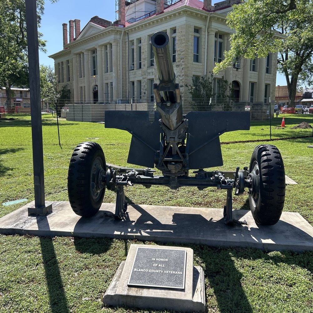 Blanco County Veeterans Memorial - Courthouse one block away - Landmarks & Historical Buildings Near Me - Johnson City, Texas