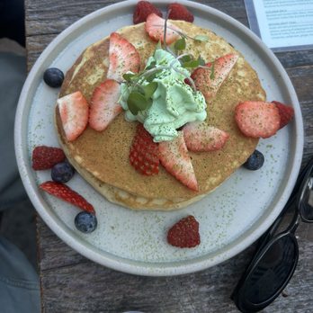 The Barista Botanist - Matcha Pancakes - Cafes Near Me - San Diego, California
