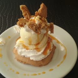 L'Authentik - Dessert du jour macaron glacé a la vanille