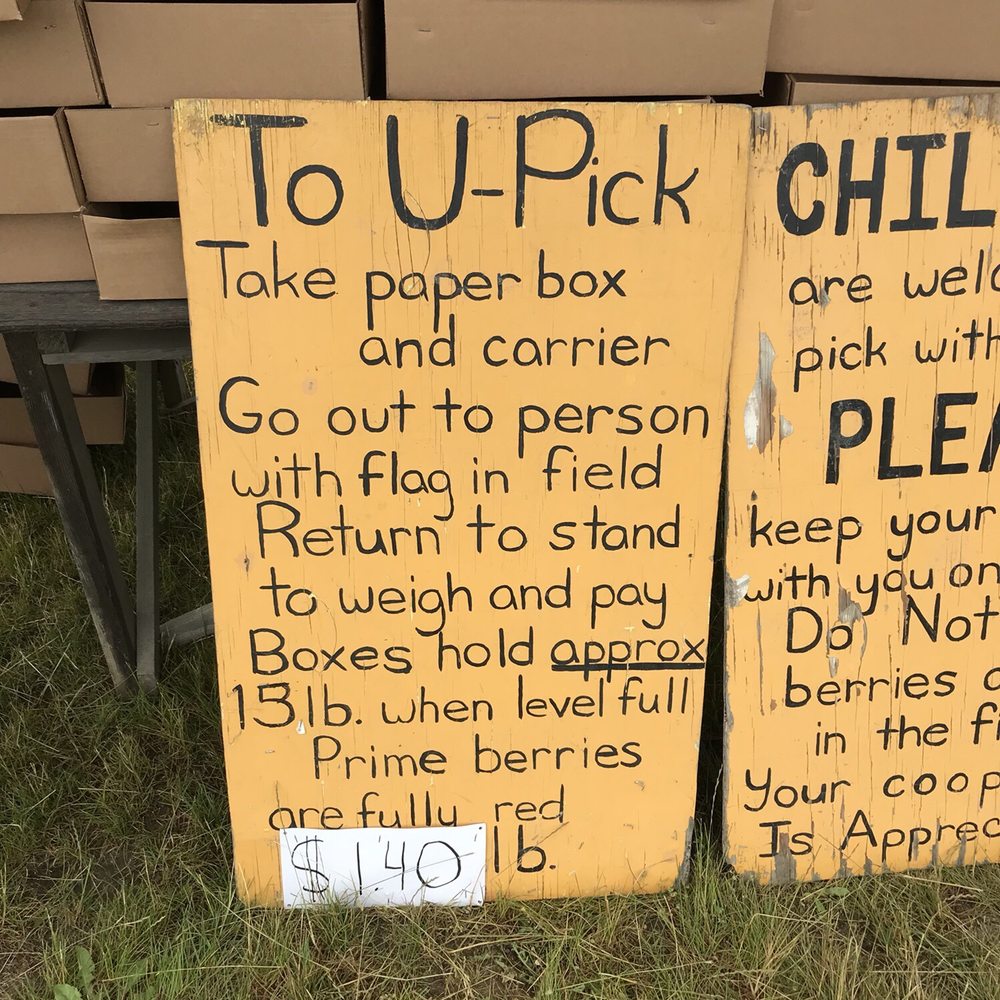 U-pick! $1.40 per pound!!!