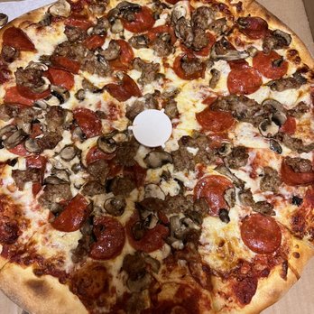 Monza Pizzeria - Pepperoni, sausage, mushroom large - Pizza Near Me - San Francisco, California
