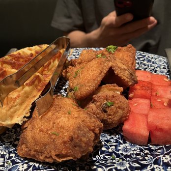 Yardbird - CHICKEN 'N' WATERMELON 'N' WAFFLES - Southern Near Me - Las Vegas, Nevada