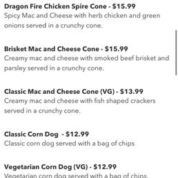 Menu Menu