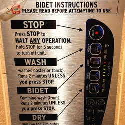 Sapp Bros Petroleum - Bidet Instructions