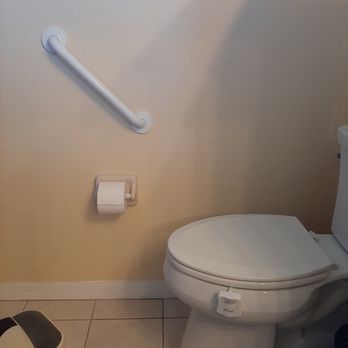 Jim's Bathroom Grab Bars - Grab bars by the commode makes it so much easier to get up AND down from every height of commode you may have in your home - Handyman Near Me - Placida, Florida Jim's Bathroom Grab Bars - Grab bars by the commode makes it so much easier to get up AND down from every height of commode you may have in your home - Handyman Near Me - Placida, Florida