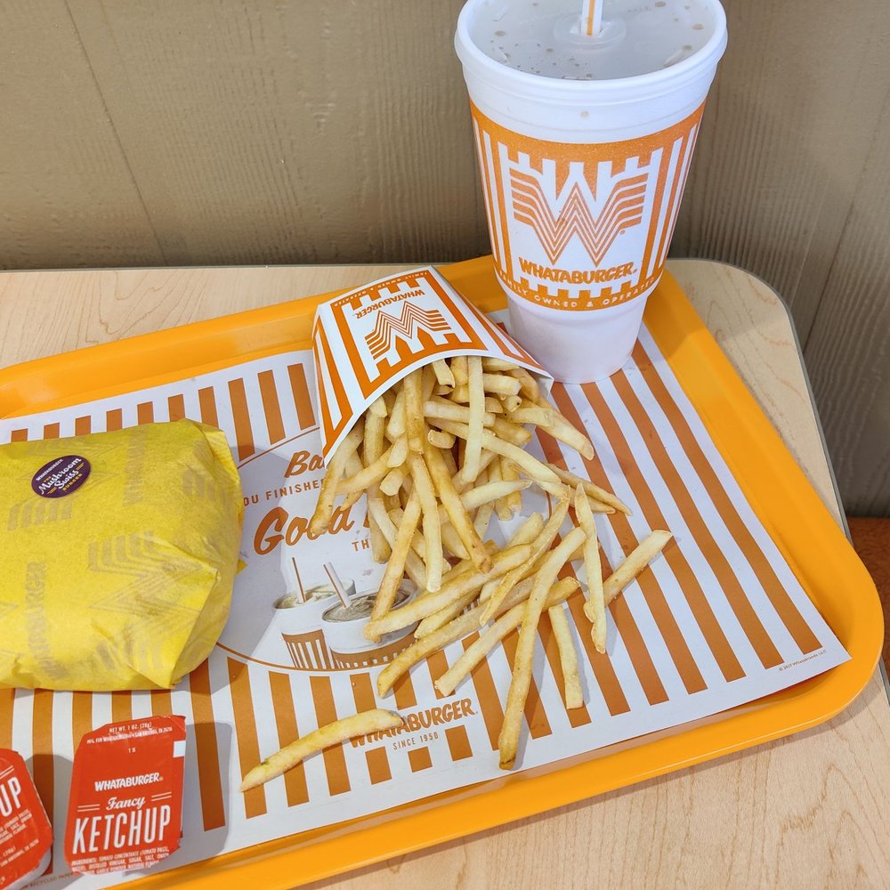 Whataburger - Combo Meal comes with Medium Fries and Medium Drink - Burgers Near Me - Richmond, Texas Whataburger - Combo Meal comes with Medium Fries and Medium Drink - Burgers Near Me - Richmond, Texas