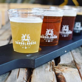 Schoolhouse Brewing - Beer flight - Breweries Near Me - Marietta, Georgia