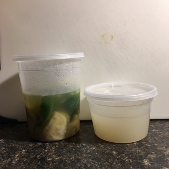 Penang - The other half of the missing wonton soup is on the right! - Malaysian Near Me - State College, Pennsylvania
