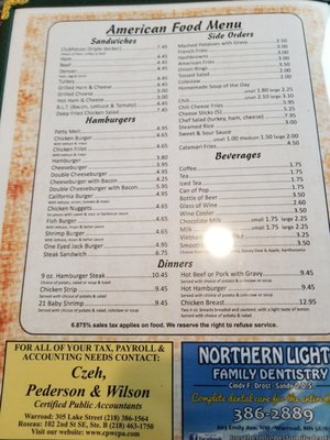 Menu photo 6 Daisy Gardens Warroad, MN Menu photo 6 Daisy Gardens Warroad, MN
