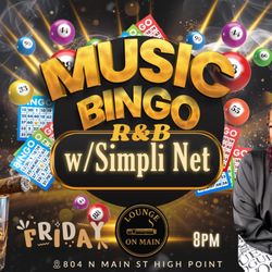 Lounge On Main - R&B Music Bingo - Friday Feb 13
