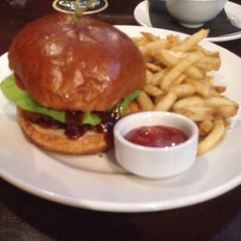Shift Kitchen & Bar - Exotic Mushroom burger sub bleu cheese for Swiss. - Burgers Near Me - Sechelt, British Columbia Shift Kitchen & Bar - Exotic Mushroom burger sub bleu cheese for Swiss. - Burgers Near Me - Sechelt, British Columbia