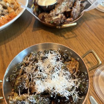 Marmo - Brussels in front and potatoes in back - Italian Near Me - Houston, Texas