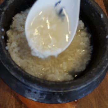 Lighthouse Tofu - Rice soup that comes with your rice. Pretty good. - Korean Near Me - Annandale, Virginia